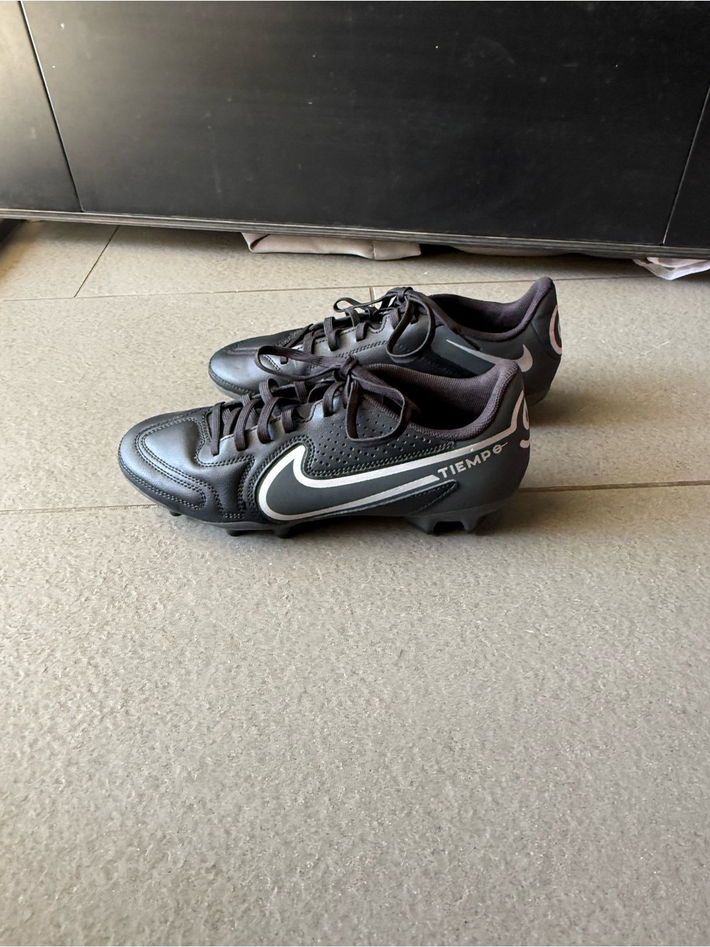 Nike Tiempo Legend 9 Club FG/MG Soccer Cleats Black Men’s 7 Women’s 8.5 NIB